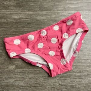 Primary Pink Polka Dot Bikini Swim Bottom Size 4-5